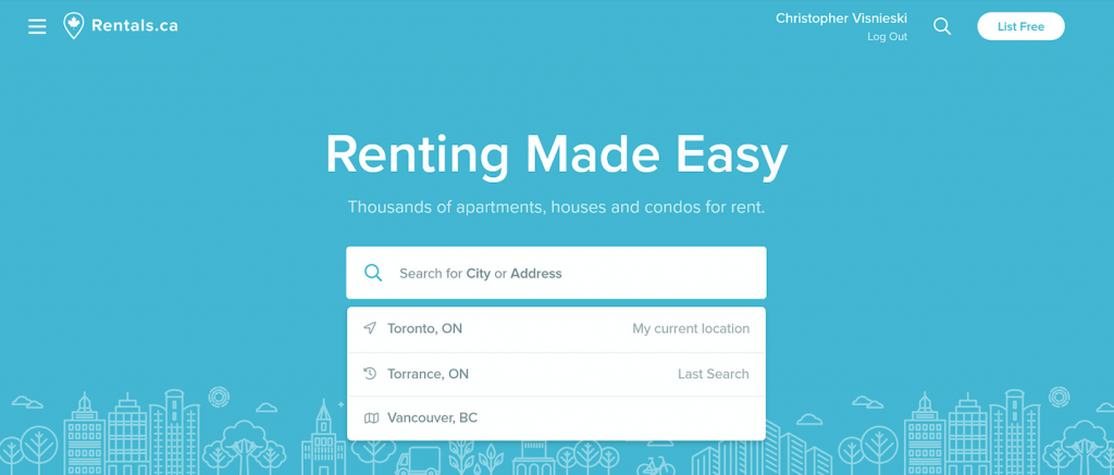 best website for rentals