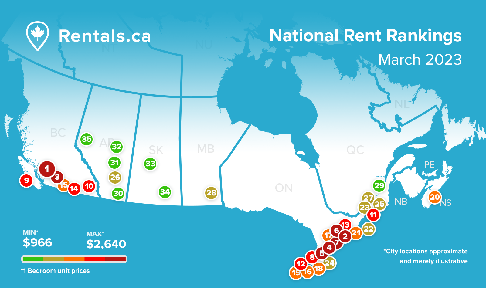 Rentals.ca March 2023 Rent Report