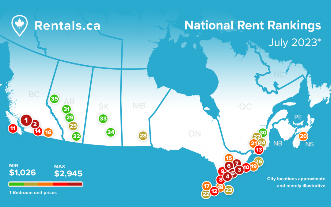 Rentals.ca July 2023 Rent Report